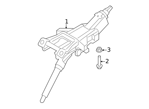 Steering Column Assembly for 2017 Volvo S60 Cross Country #0
