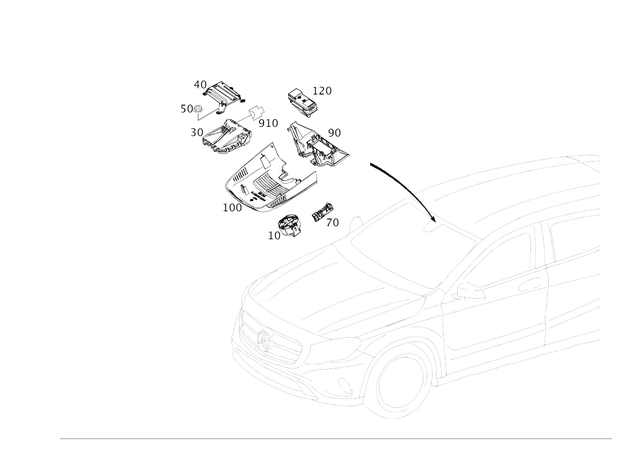 2469017000 - Electrical System: Control Unit for Mercedes-Benz Image image