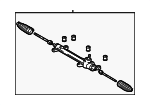 4551002150 - Steering: Rack And Pinion Assembly for Toyota: Corolla, Matrix Image
