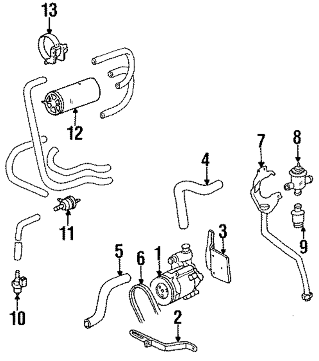 92811042909 - Emission System: Vacuum Valve for Porsche Image