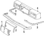 4334861 - Body: Grille for Mopar Image