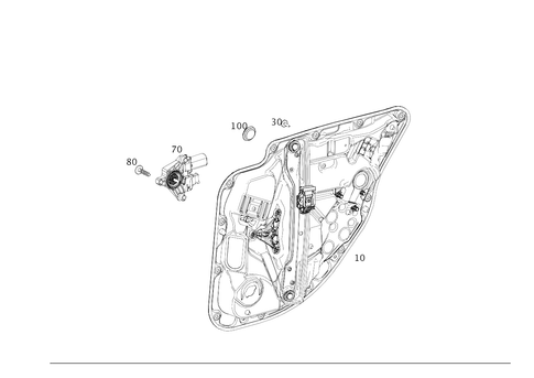 Window Lifter for 1998 Mercedes-Benz E300 #0