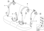 72118201033 - : Upper Belt Rear for BMW Image