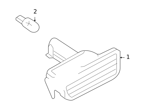 Side Repeater Lamps for 2006 Audi A6 Quattro #0