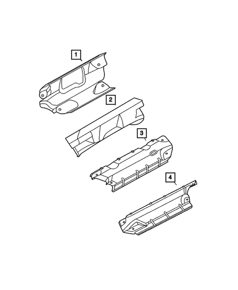 Heat Shields for 2004 Dodge Dakota #0