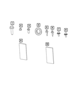 56021909AA - Electrical: Body Wiring Grommet for Mopar Image