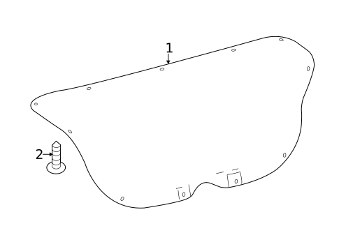 Interior Trim - Trunk for 2018 Toyota Corolla #0