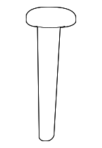 8191212450 - Body: Headrest Guide for Isuzu Image