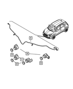 68337392AA - Electrical: Park Assist Sensor for Mopar Image