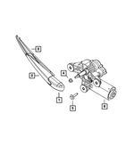 6101466 - Electrical: Hex Flange Lock Nut for Mopar Image
