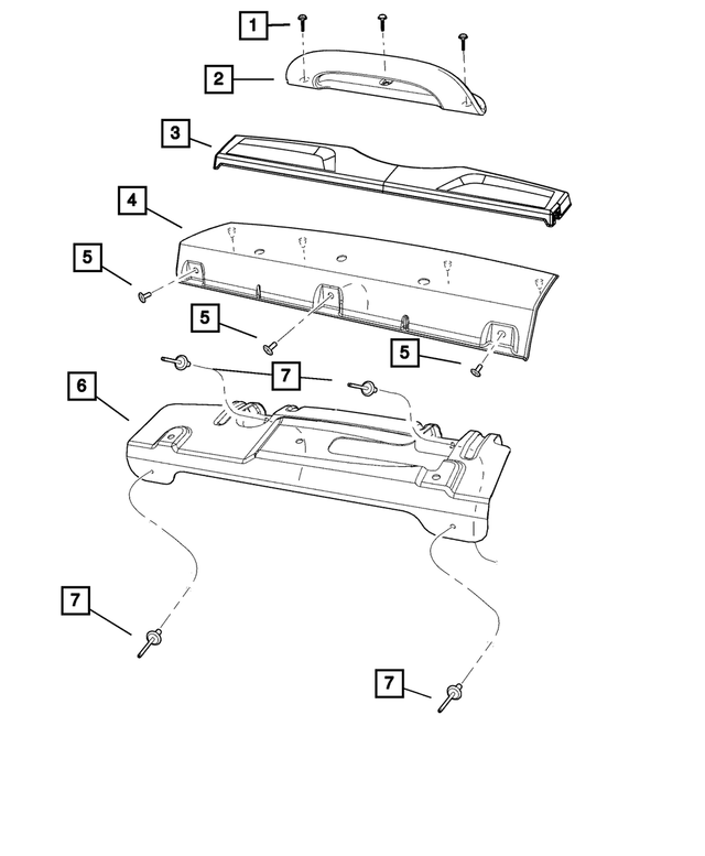6106222AA - Body Sheet Metal Except Doors: Screw for Mopar Image