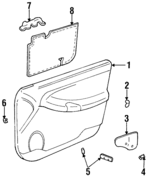 22608042 - Body: Door Trim Panel for GM Image