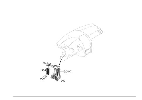 Interior Fuse Box for 2010 Mercedes-Benz C300 #0
