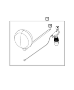 68183757AC - Electrical: A-pillar Mounted Spotlamp for Dodge: Charger Image