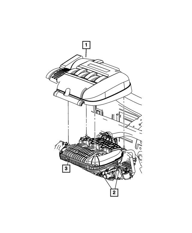 « 4891750AE –  : Moteur Couvercle pour Mopar Image »