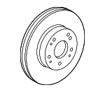 45251T2FA51 - : Disc Brake Rotor Front for Honda: Accord Image