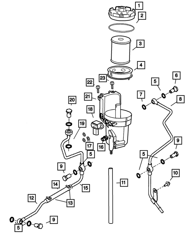 5015578AD - Fuel: Fuel Filter Head for Mopar Image image