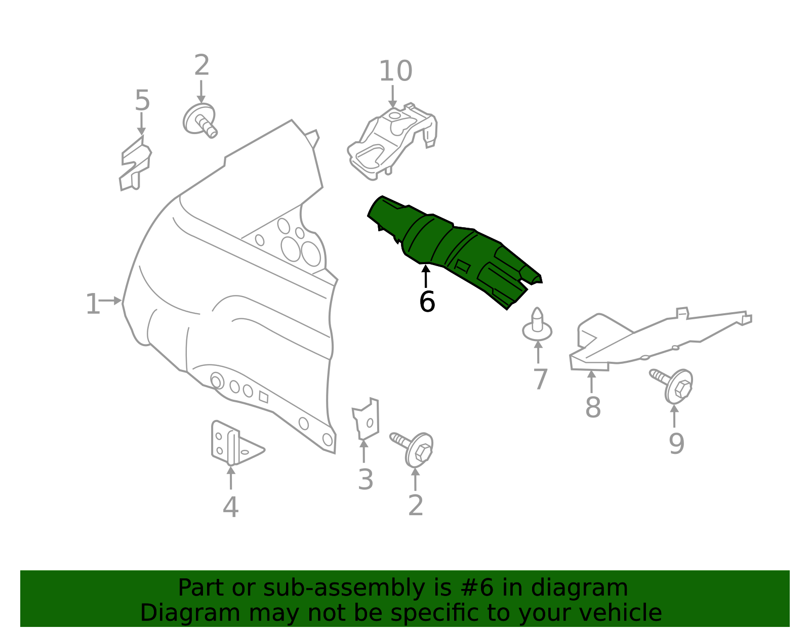 2015-2026 Ford Fender Splash Shield BK3Z-16102-A | OEM Parts Online