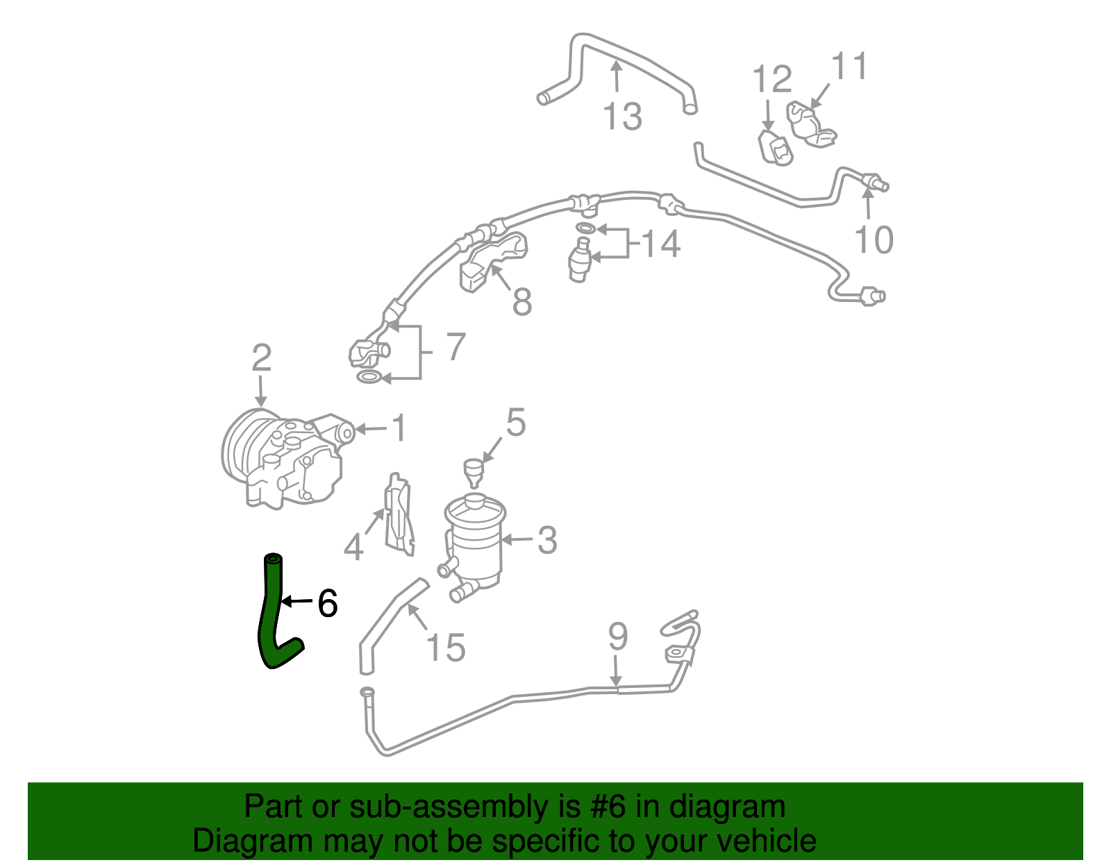 53731-SDA-A00 - 2003-2007 Honda Accord - Tube Suction