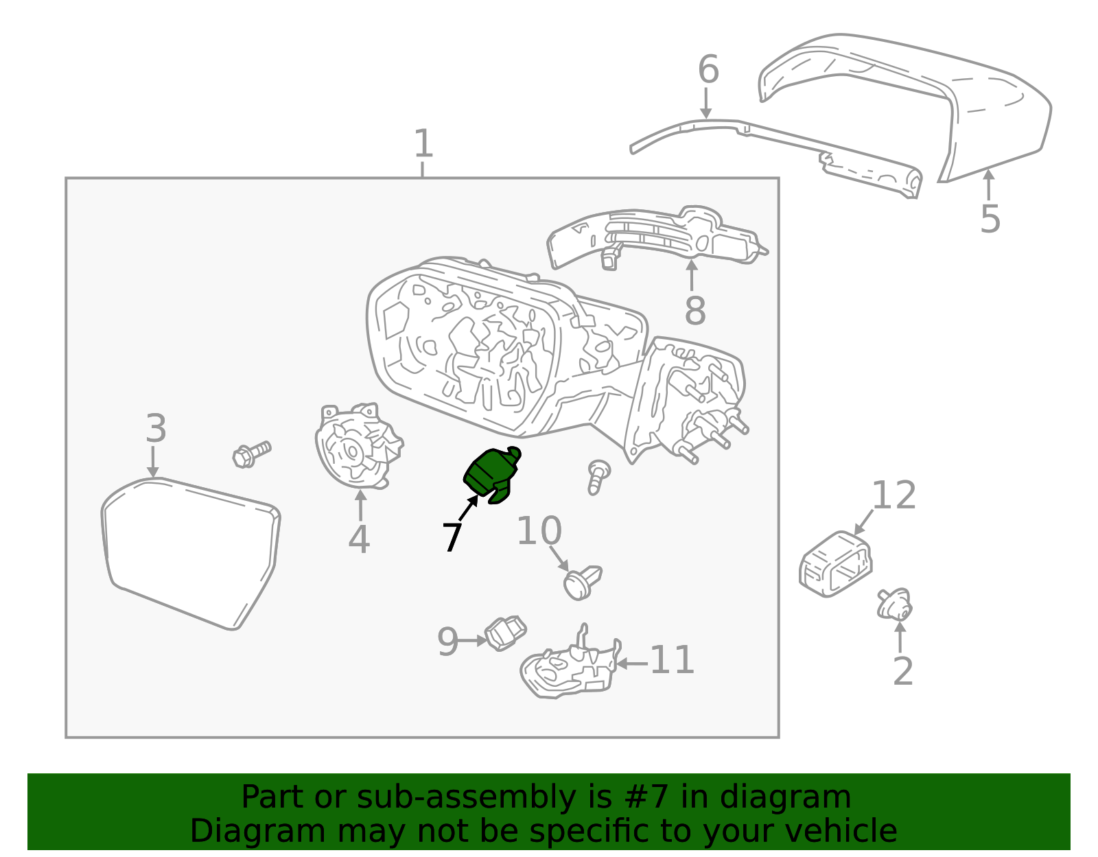 2018-2021 Lincoln Navigator Puddle Lamp JL7Z-13B375-A | QuirkParts