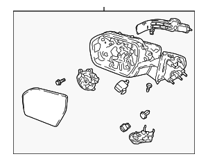 LL7Z17683DA - : Mirror Assembly for Lincoln: Navigator Image