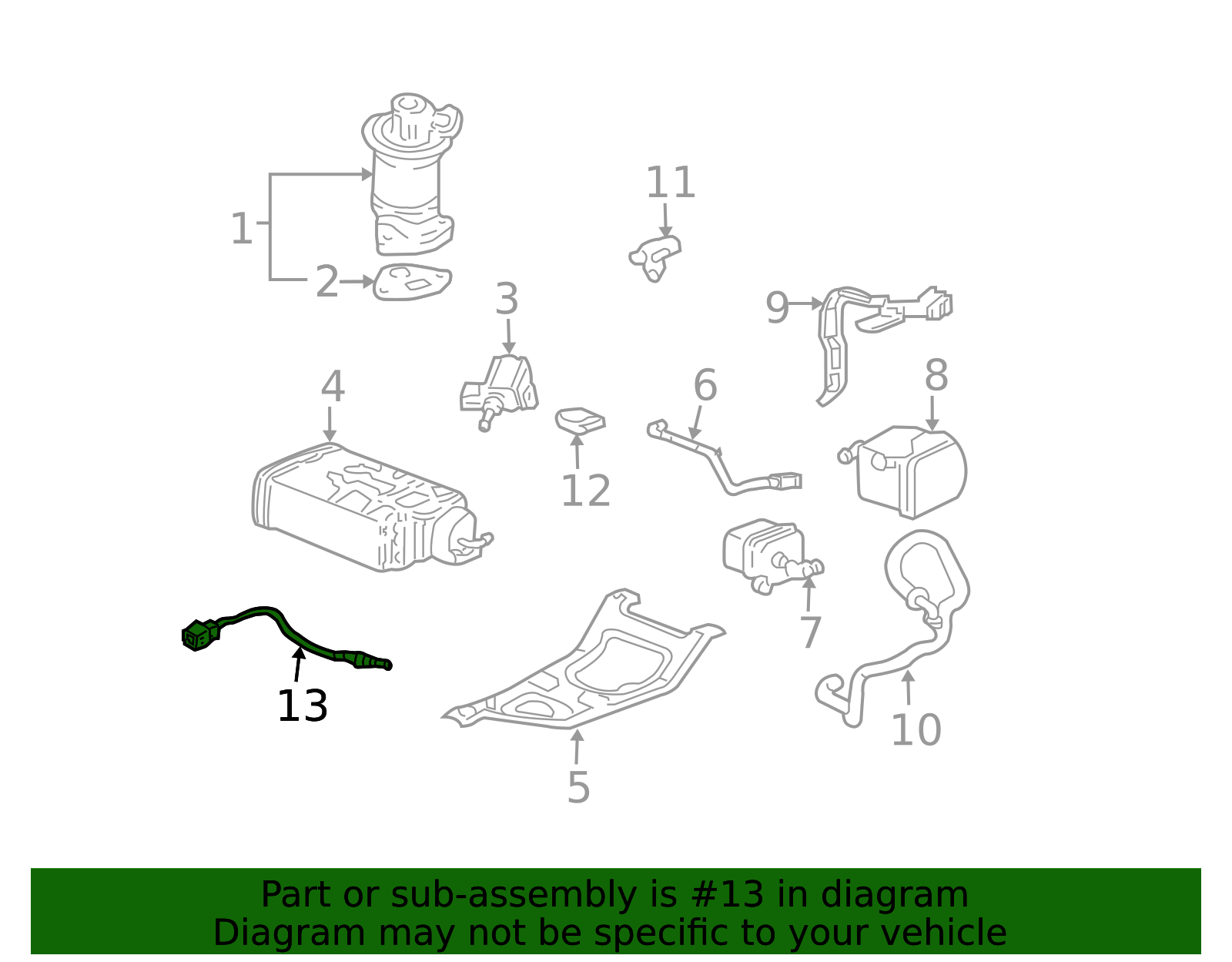 2008-2013 Honda Oxygen Sensor 36532-R70-A01 | OEM Parts Online