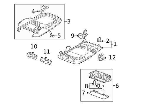 Overhead Console for 2016 Chevrolet Cruze #0
