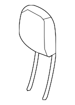 20497057507K46 - BODY: Headrest for Mercedes-Benz Image