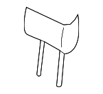 89026739 - Body: Headrest Pad for Saab: 9-7x Image