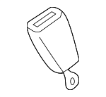 90186011699051 - Electrical: Center Buckle for MB Vans Image