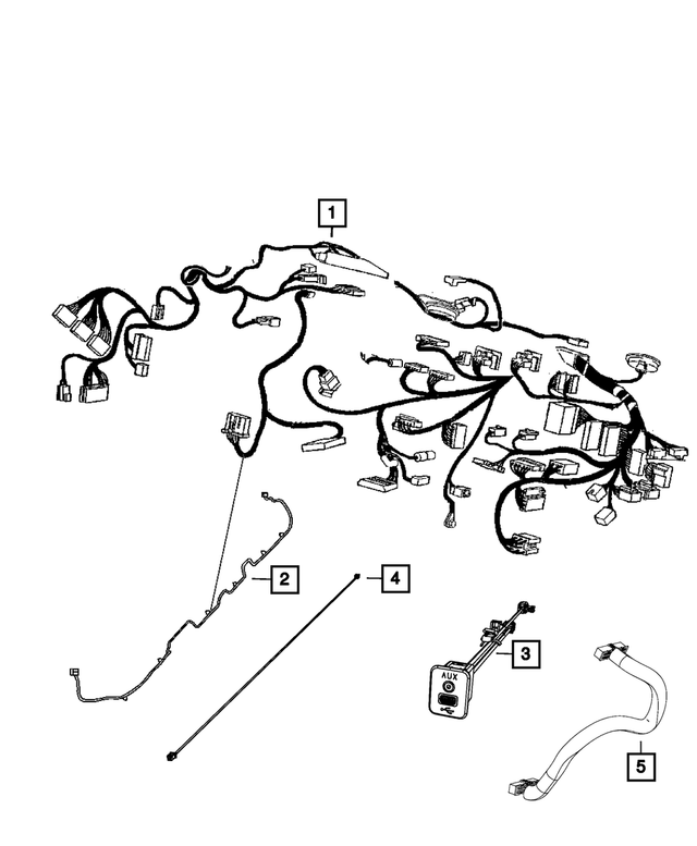 68265162AC - Electrical: Instrument Panel Wiring for Mopar Image
