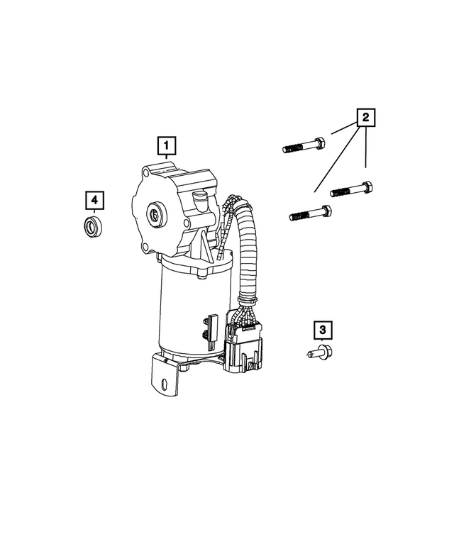 68089747AA - Transfer Case and Power Transfer Unit: Bolt for Mopar Image