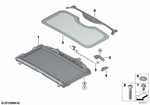 67619854807 - : Control Unit Roller Blind Cover for BMW Image