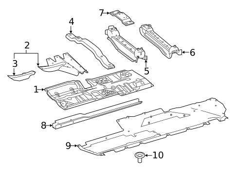 Floor & Rails for 2016 Mercedes-Benz S63 AMG #0
