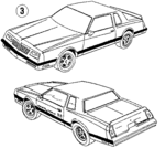 20501581 - Body: Rear Molding for GM Image
