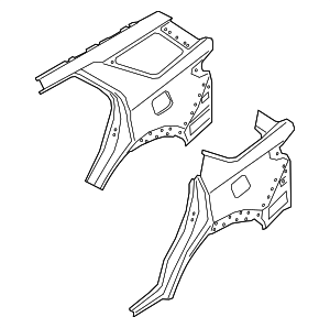 NB5Z7827840A - Body: Quarter Panel for Ford Image