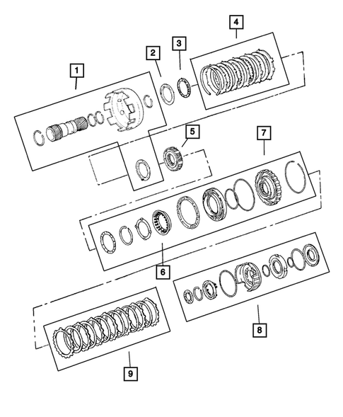 Gear Train for 2001 Jeep Cherokee #3