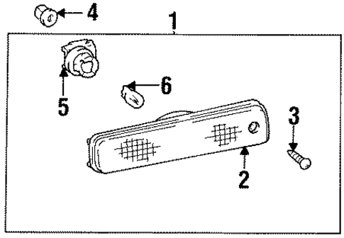 Marker & Signal Lamps for 1999 Toyota Celica #0