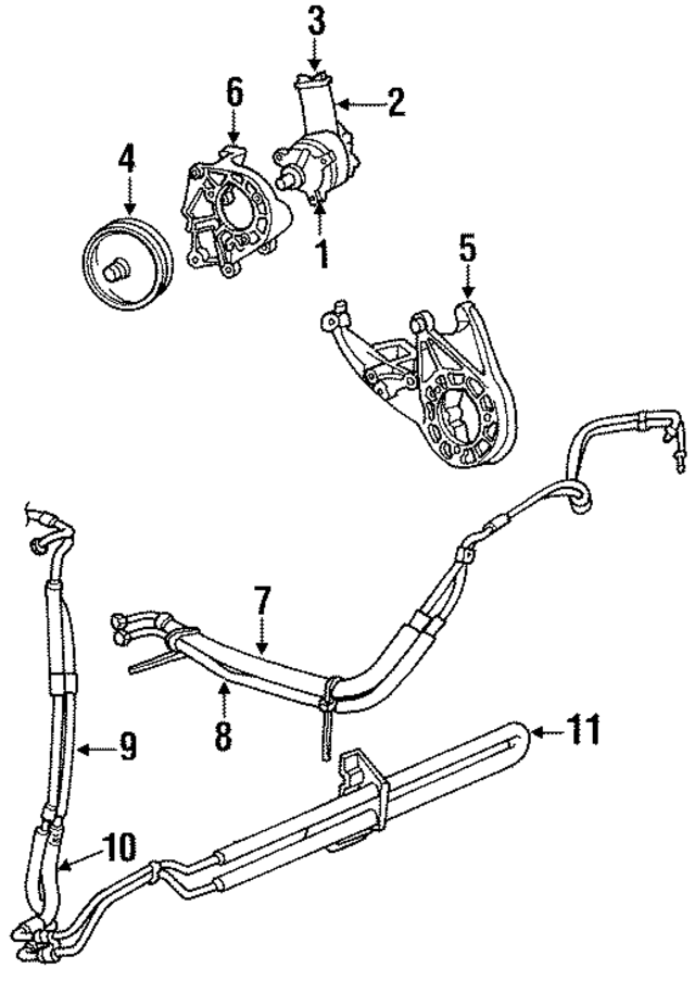 F68Z3C511AC - : Mount Bracket for Ford Image