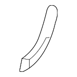 7T4Z78666L75AA - Body: Hinge Cover for Ford: Edge | Lincoln: MKX Image