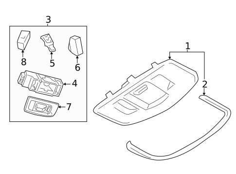 Interior Lamps for 2016 Porsche Panamera #0