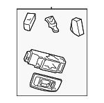 97063206203A05 - : Reading Lmp Assembly for Porsche: Panamera Image