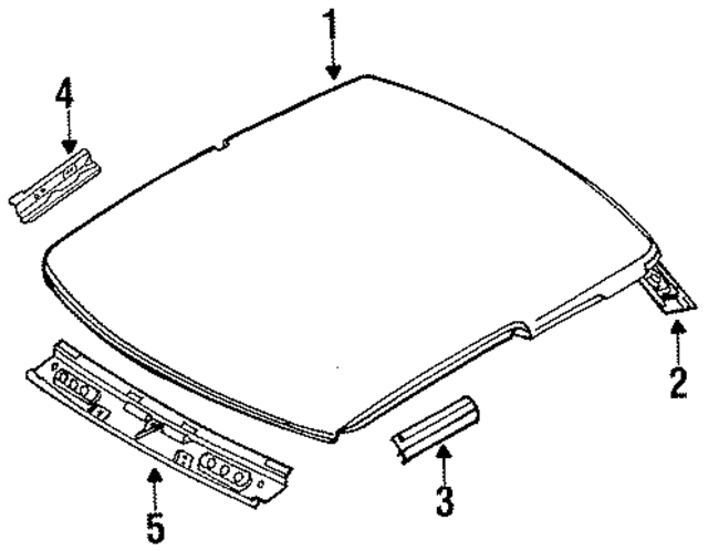 7323301F00 - : Roof Rail for Nissan Image