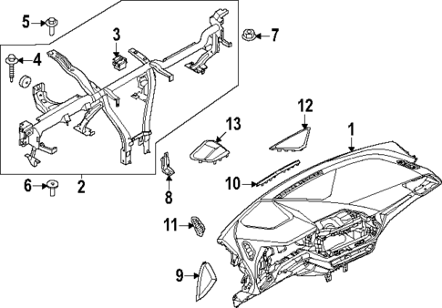 Instrument Panel for 2025 BMW 228 xDrive Gran Coupe #0