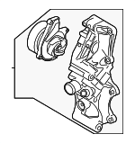 11518631940 - : Water Pump Assembly for Mini: Cooper, Cooper Clubman, Cooper Countryman, Countryman Image