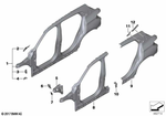 41007467310 - Bodywork: Side Frame, Exterior, Right for BMW Image