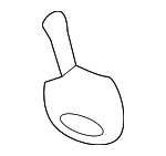 866674Z000 - Body: Tow Eye Cap for Hyundai Image