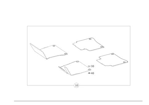 Floor Mats for 2017 Mercedes-Benz S600 #0