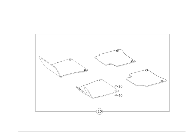 9983877 - Panelling: Snap Fastener for Mercedes-Benz Image
