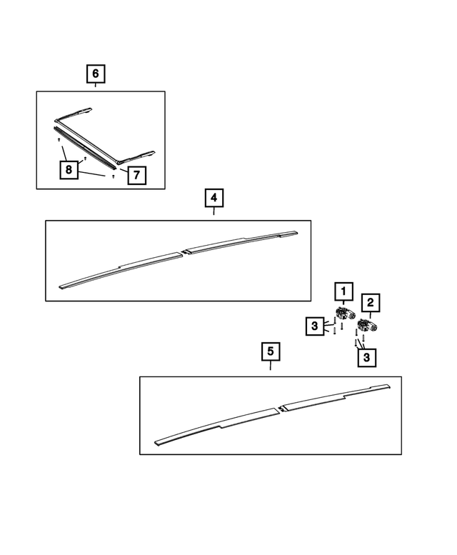 68462580AA - Body Sheet Metal Except Doors: Sunroof Motor for Mopar Image